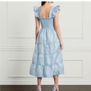 Hill House Ellie Nap Dress | Light Blue Brocade